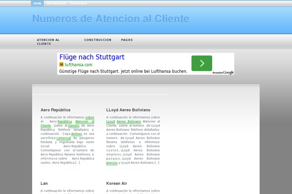 WordPress website example screenshot