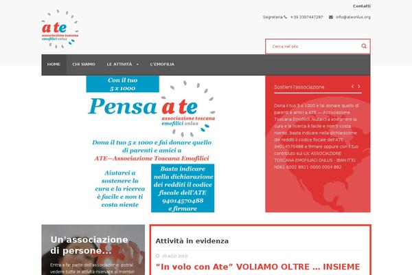 ateonlus.org site used Charityhub-v1-07