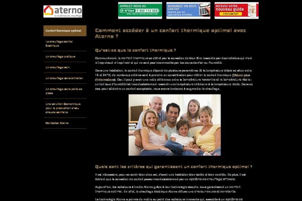 Minisite theme site design template sample
