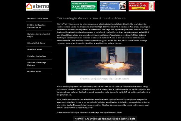 Minisite theme site design template sample