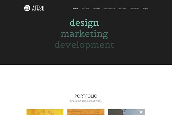 Hayden theme site design template sample
