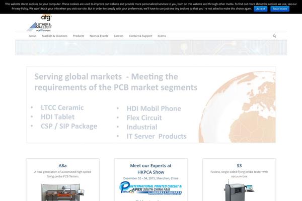 Enfold theme site design template sample