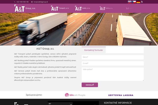 At theme site design template sample
