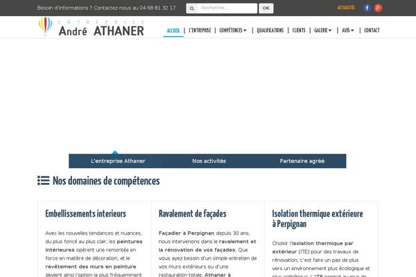 Nematis theme site design template sample