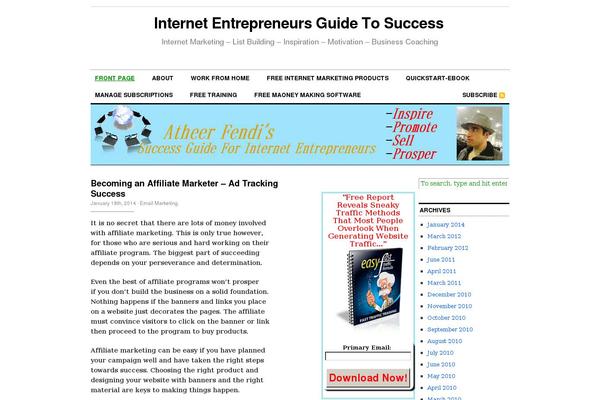 Cutline-1.4-3ColumnRight theme websites examples