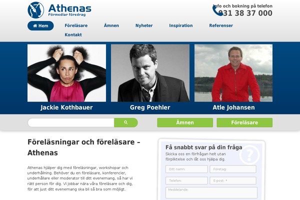 athenas.se site used Athenas