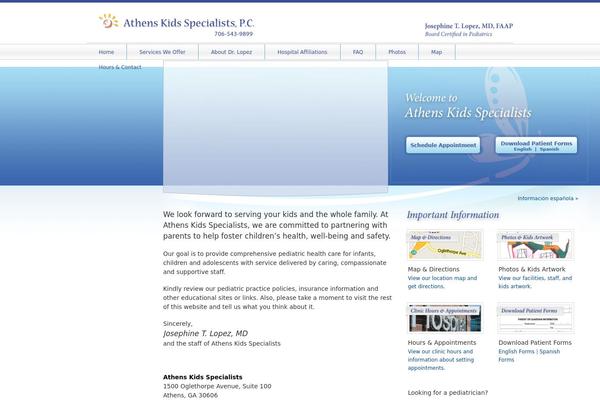 athens-kids-specialists.com site used Swisstheme