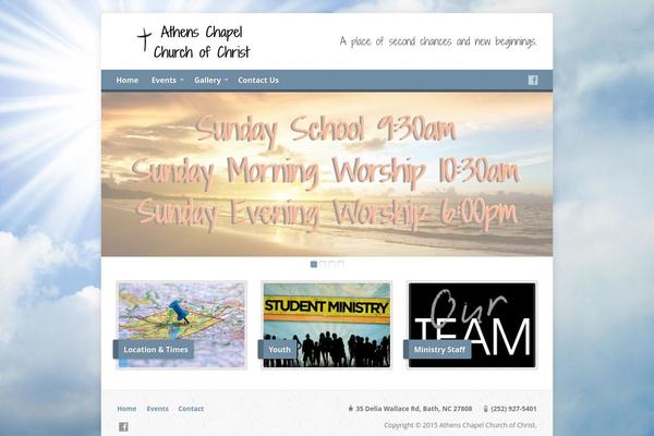 Risen theme site design template sample