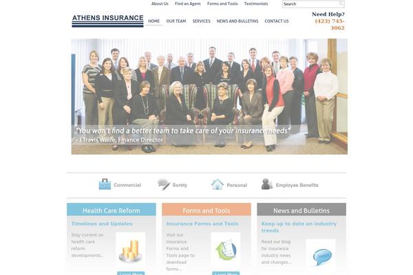 athensins.com site used Rt_reflex_wp