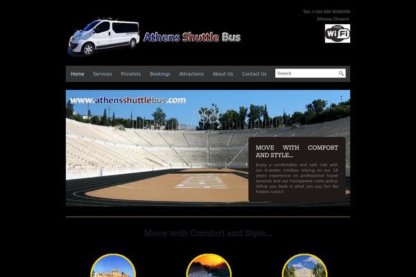 BlackBird theme site design template sample