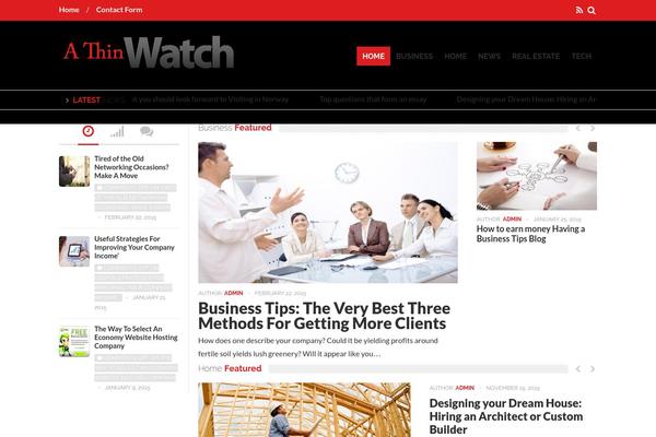 Falcon theme site design template sample