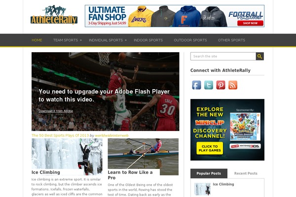 Playbook theme site design template sample