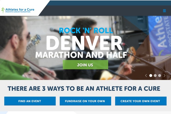 athletesforacure.org site used Afac