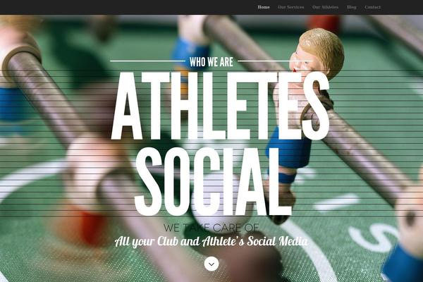 Mercurial theme site design template sample