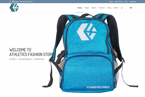 Enfold theme site design template sample