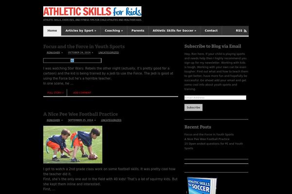 Backbone theme site design template sample