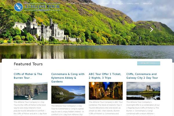 Tours theme site design template sample