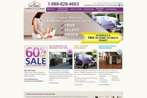 Carpet theme site design template sample