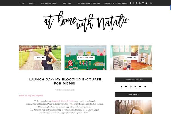 athomewithnatalie.com site used Alder