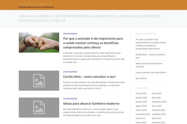 OnePress theme site design template sample