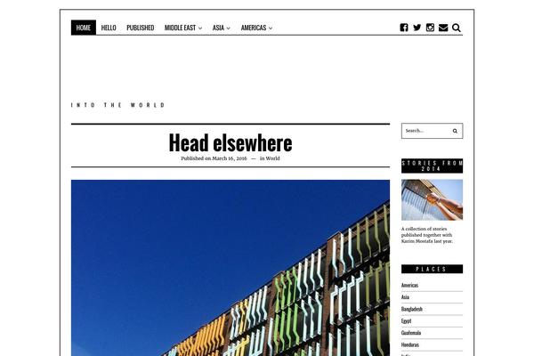 The Fox theme site design template sample