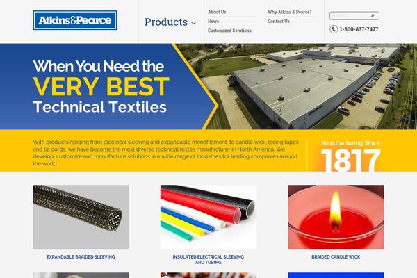 Atkins theme site design template sample