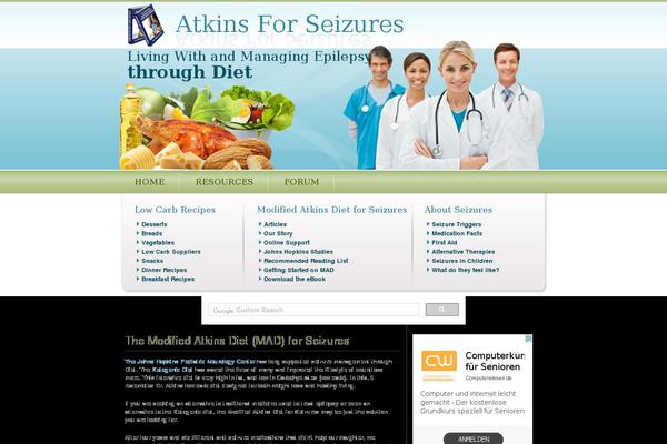 Atkins theme site design template sample