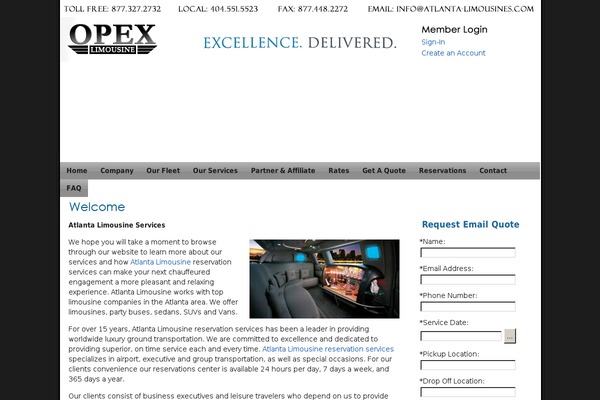 Default theme site design template sample