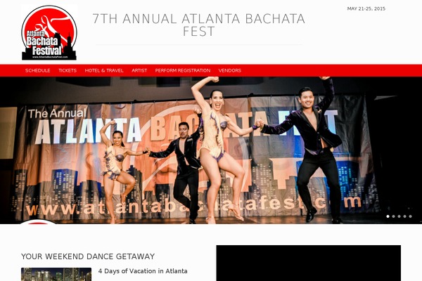 Vantage theme site design template sample