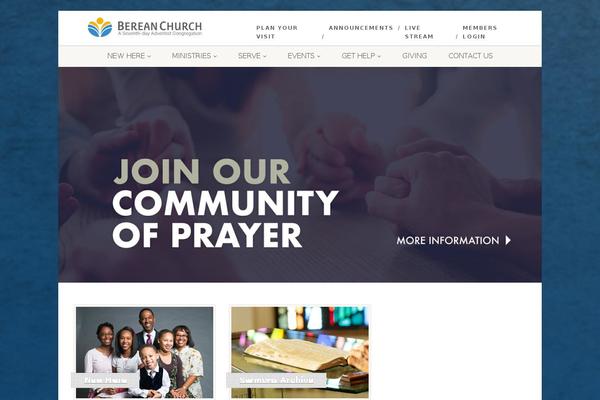 NativeChurch theme site design template sample