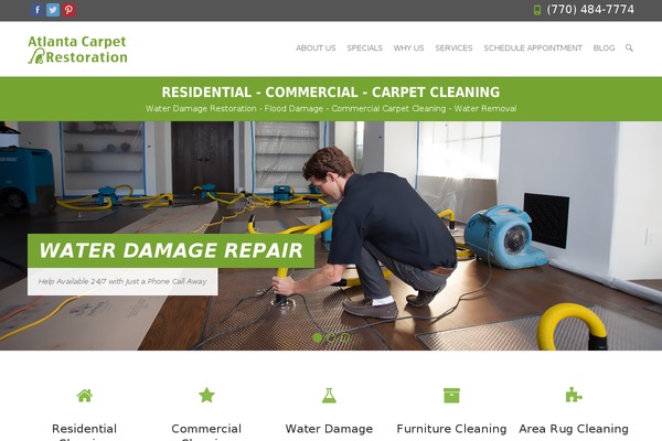 atlantacarpetrestoration.com site used Carpet