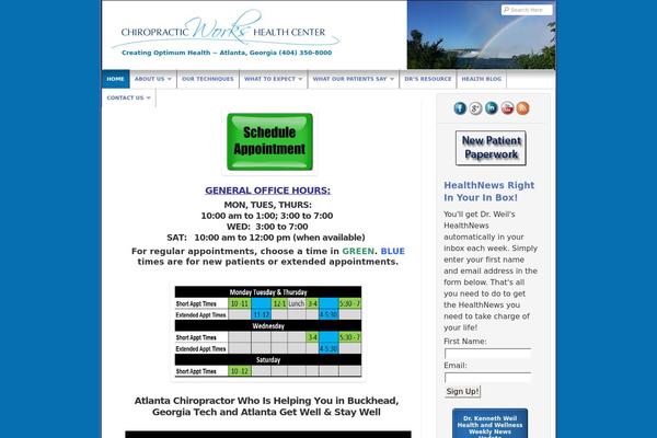 atlantachiro.com site used Organic_natural_webpro360