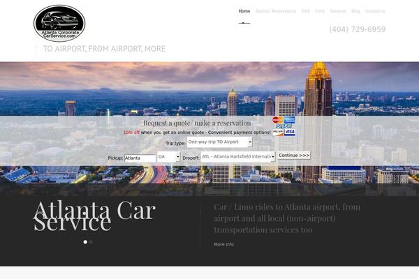 atlantacorporatecarservice.com site used Theme47542