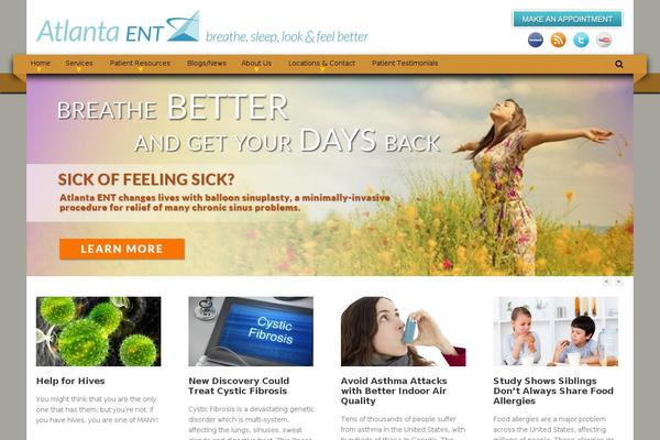 Site using Social Media Icons Widget plugin