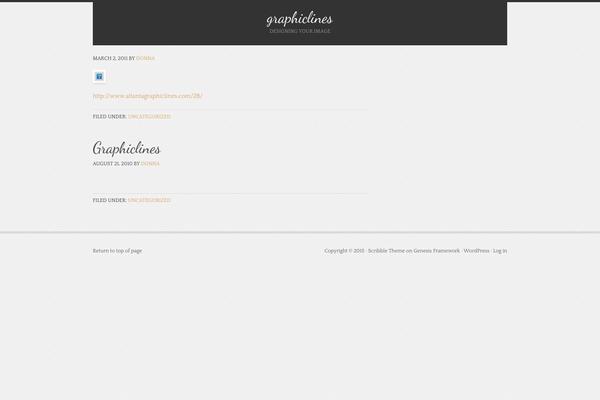 Scribble Child Theme theme site design template sample