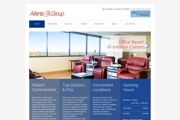MediCure theme site design template sample
