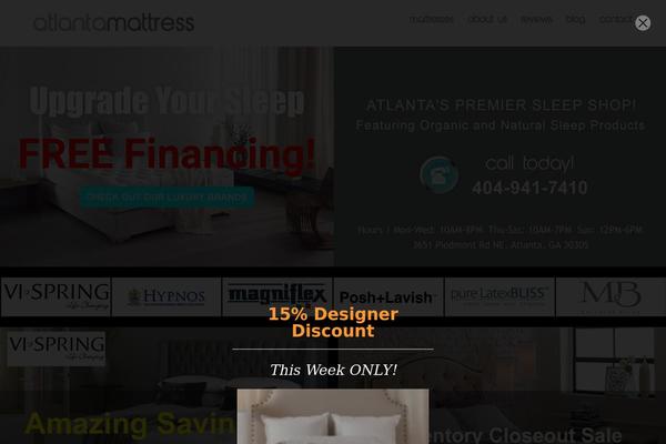 atlantamattress.com site used Altanta-mattress