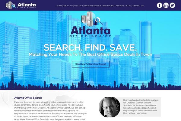 Jarvis Child theme site design template sample