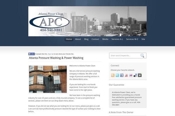 Inspire theme site design template sample