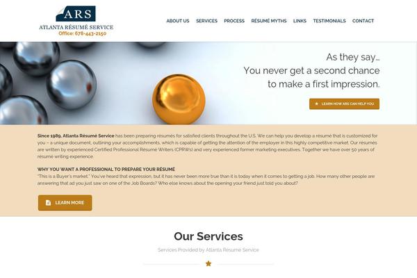 Savant theme site design template sample