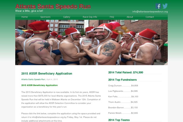 atlantasantaspeedorun.org site used Startuppro