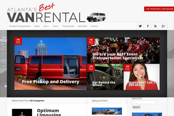 Nexus theme site design template sample