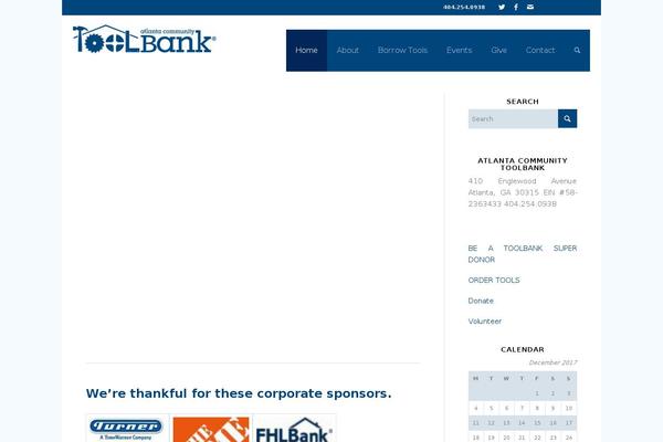 Enfold theme site design template sample