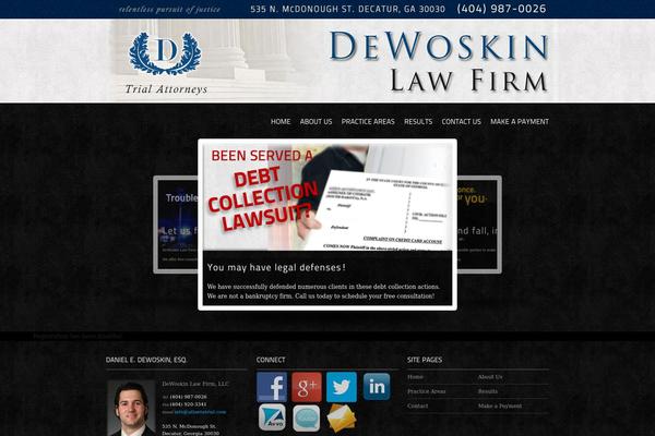 Clean theme site design template sample