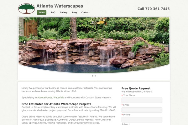 Aws theme site design template sample