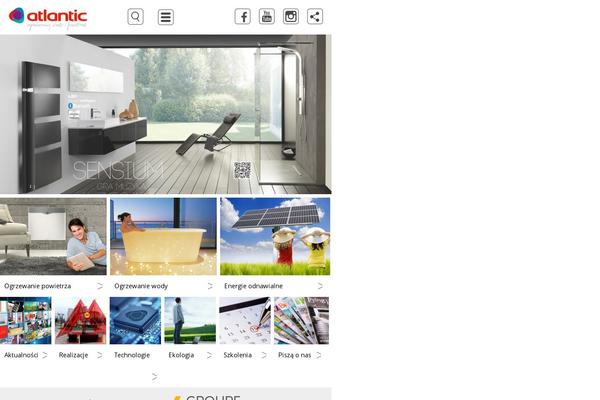 Atlantic theme site design template sample