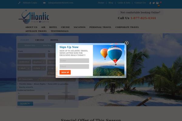 Atlantic theme site design template sample