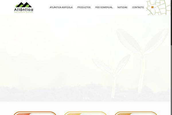 Atlantica theme site design template sample