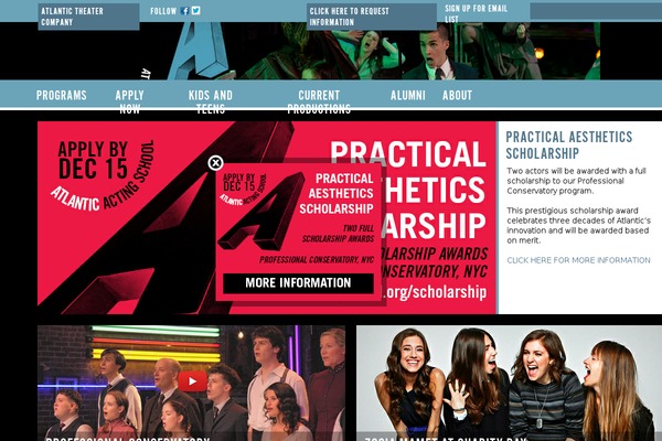 Atlantic theme site design template sample