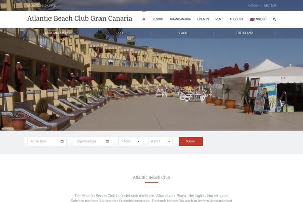 Leisure theme site design template sample